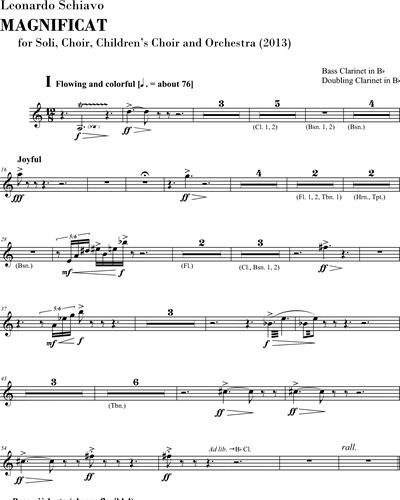Bass Clarinet in Bb & Clarinet in Bb