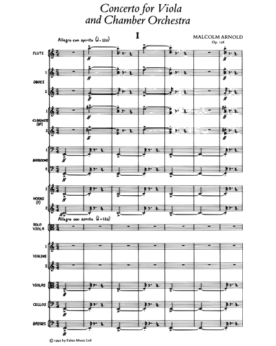 Concerto for Viola