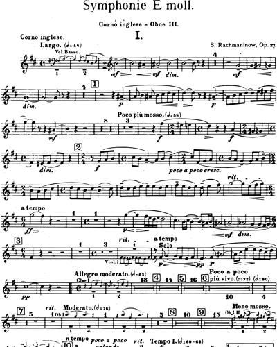 Symphony No. 2 in E minor, op. 27