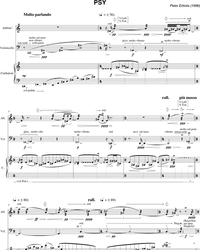 PSY - Für Flöte, Violoncello und Zimbalon