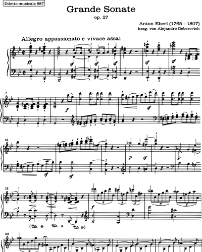 Grande Sonata in G minor, op.27