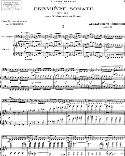 Sonate en Ré Op. 29
