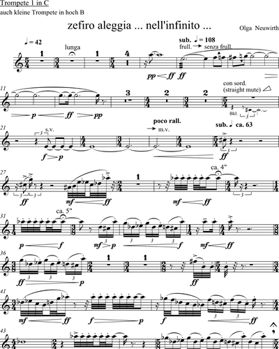 Trumpet 1 in C/Piccolo Trumpet in Bb