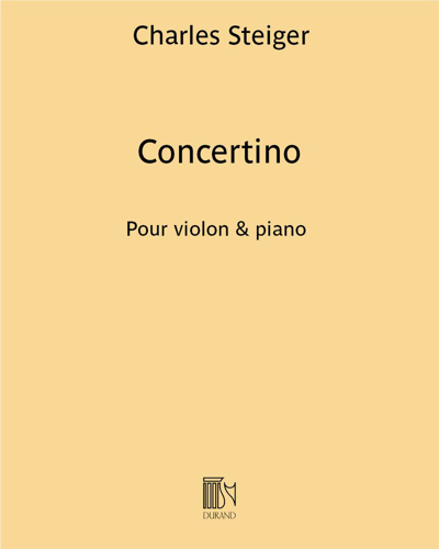 Concertino (extrait des "Douze pièces faciles")