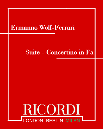 Suite - Concertino in Fa