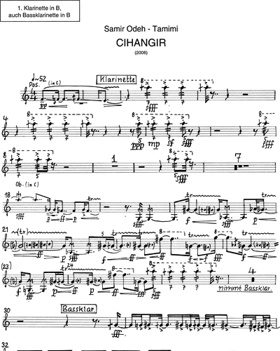 Clarinet 1/Bass Clarinet