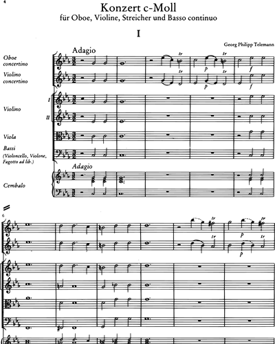 Full Score & Harpsichord