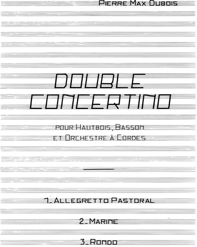 Double Concertino, pour hautbois et basson