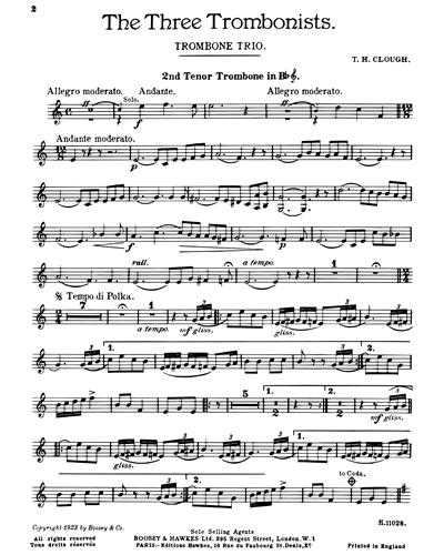 Trombone 2 in Bb