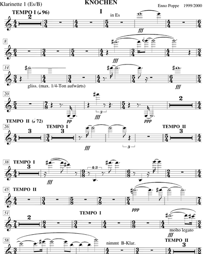 Clarinet 1 in Eb & Bb