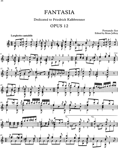 Fantasia, Op. 12