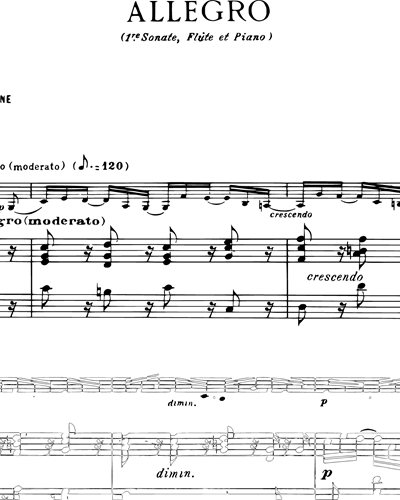 Allegro (Les Classiques Du Saxophone No. 102)