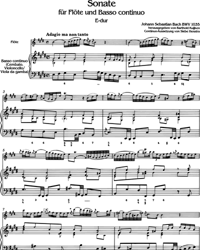 Sonate E-dur BWV 1035
