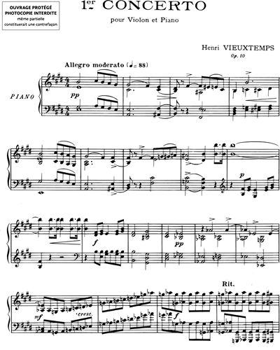 Concerto n. 1 Op. 10