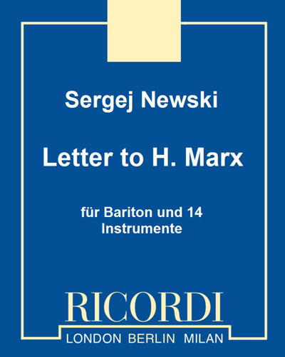 Letter to H. Marx