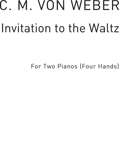 Invitation to the Waltz for Two Pianos