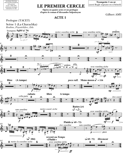 Trumpet in C 1/Bugle in Bb
