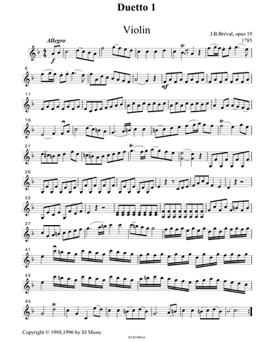 Six Duets, Op. 19 (Nos. 1-2)