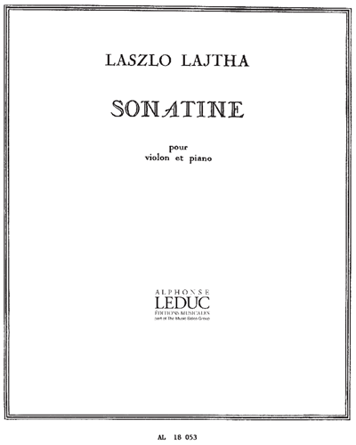 Sonatine pour Violon et Piano, Op. 13