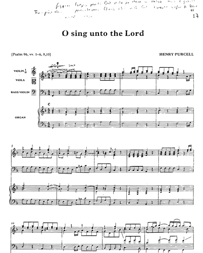 Vocal Score & Organ (Optional)