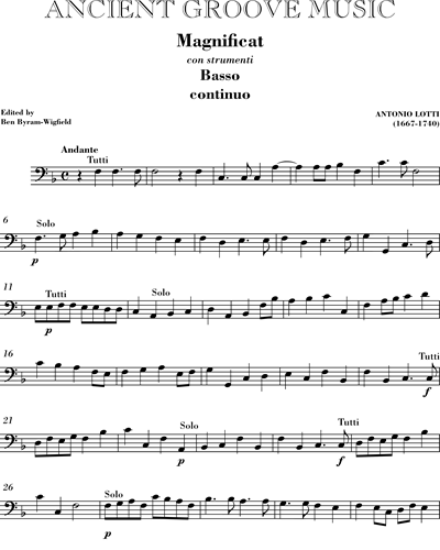 Basso Continuo/Cello