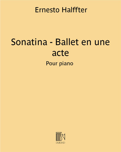 Sonatina - Ballet en une acte
