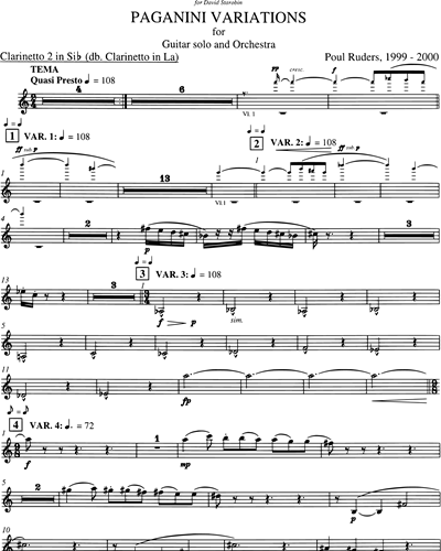 Clarinet 2 in Bb/Clarinet in A
