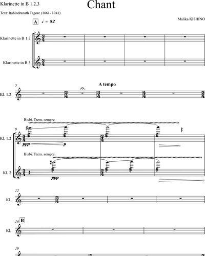 Clarinet in Bb 1 & Clarinet in Bb 2 & Clarinet in Bb 3