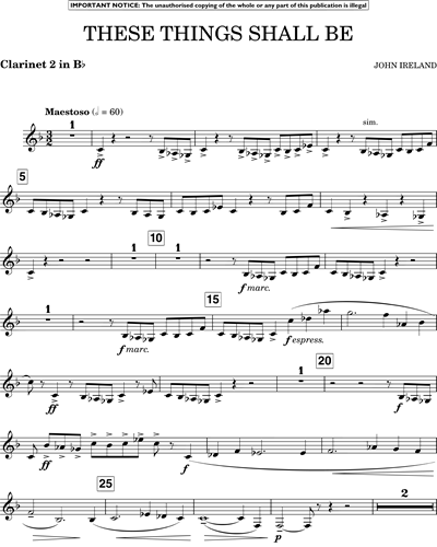 Clarinet 2 in A & Bb