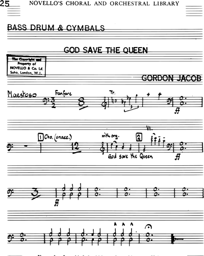 God Save the Queen Sheet Music by Gordon Jacob | nkoda