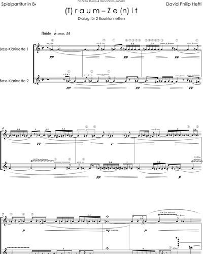 [Scores] Bass Clarinet 1 & Bass Clarinet 2