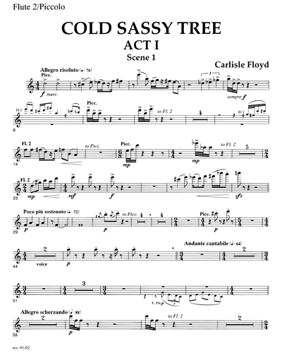 Flute 2/Piccolo