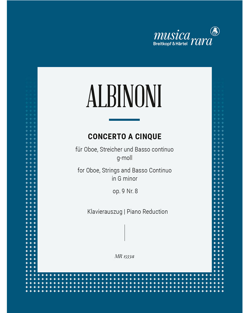 Concerto à Cinque in G minor Op. 9/8