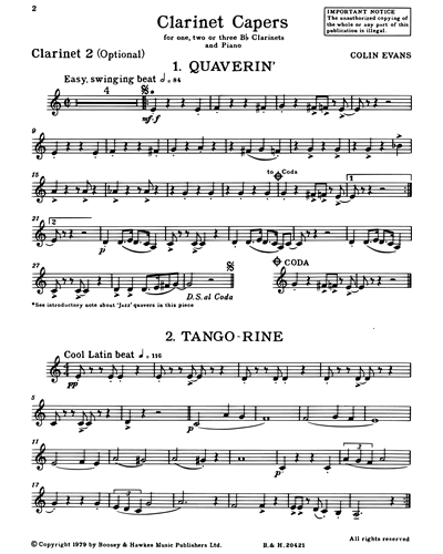 Clarinet 2 (Optional)