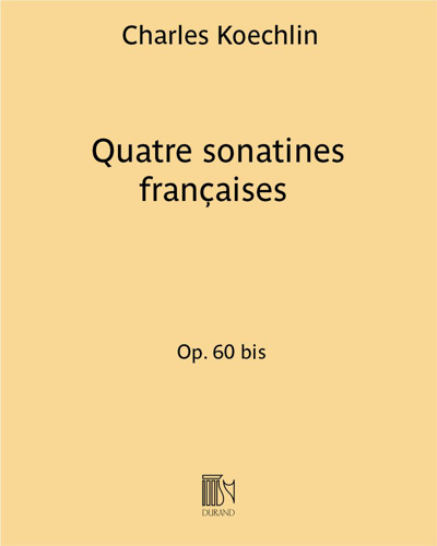 Quatre sonatines françaises (Extrait n. 1) Op. 60 bis