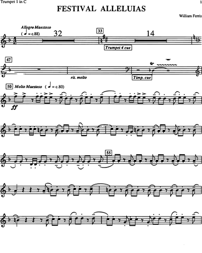 Trumpet in C 1 (Optional)