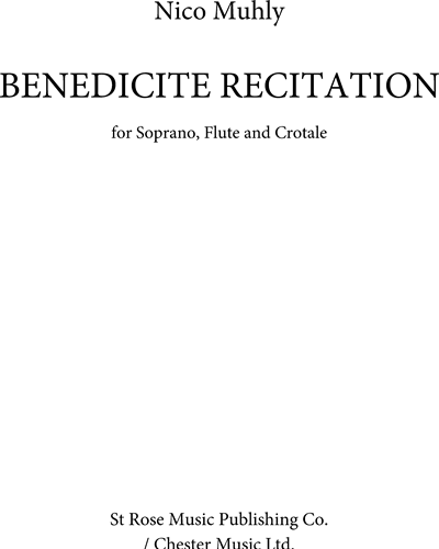 Benedicite Recitation