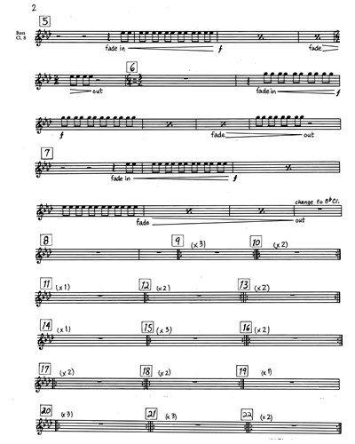 Clarinet 8 in Bb/Bass Clarinet