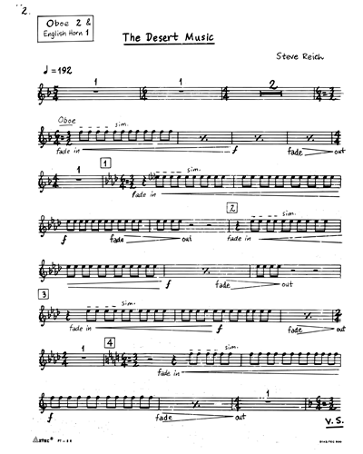 Oboe 2/English Horn 1