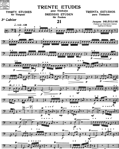 30 Études pour timbales, Vol. 3