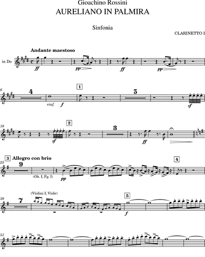 Clarinet in C 1/Clarinet in A 1