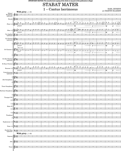 Retoucheren Veroorloven voorwoord Stabat Mater Full Score Sheet Music by Karl Jenkins | nkoda | Free 7 days  trial