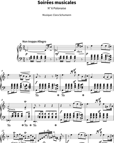 Polonaise (No. 6 from 'Soirées Musicales, op. 6')
