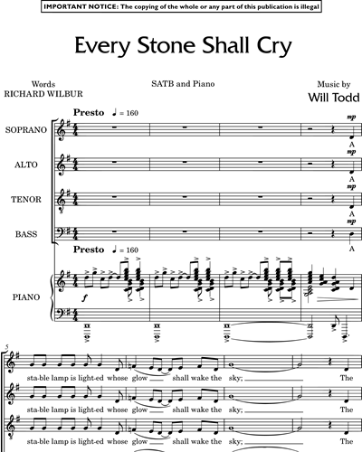 Every Stone Shall Cry