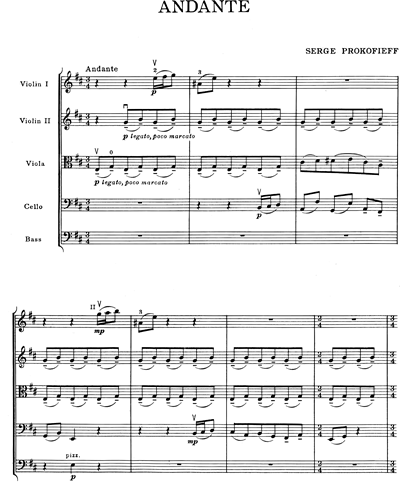 Andante (from "String Quartet No. 1")