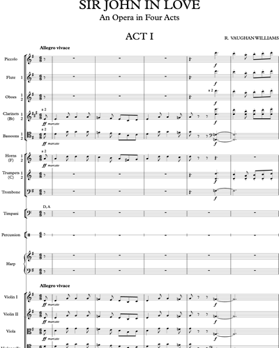 [Act 1] Opera Score