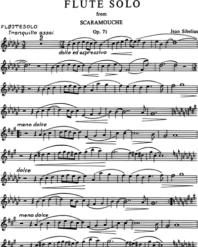 Flute Solo (from "Scaramouche, Op. 71")