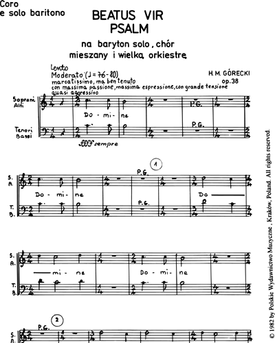 [Solo] Baritone & Mixed Chorus