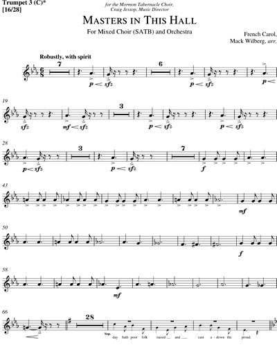 Trumpet in C 3/Trumpet in Bb 3 (Alternative)