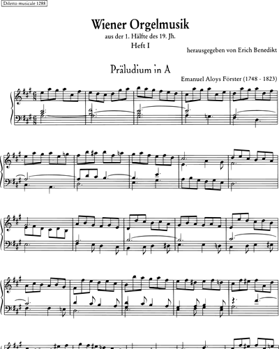 Viennese Organ Music, Volume 1